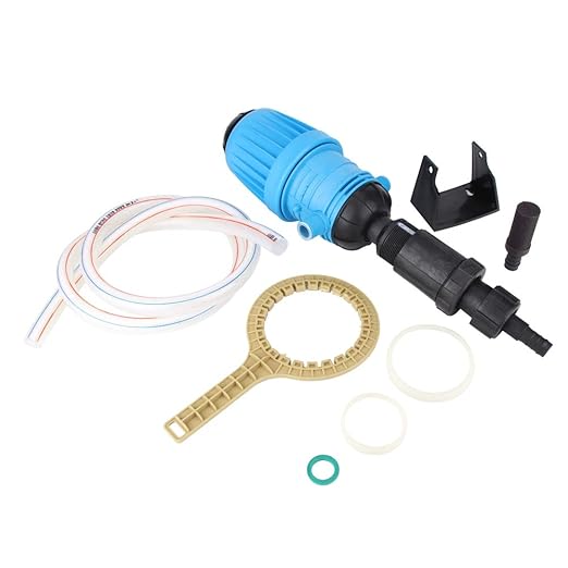 Chemilizer Chemical Injector, 1%-10% Drip Irrigation Injector, Reusable Automatic Equipment Maintenance Chemical Fertilizer Chemical Liquid Doser Dispenser for Industry Garden Hose Livestock