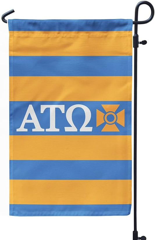 Alpha Tau Omega Licensed Flag Garden 12x19 inches Flag Banner Yard Decor Outdoor Decoration (Alpha Tau Omega #3)