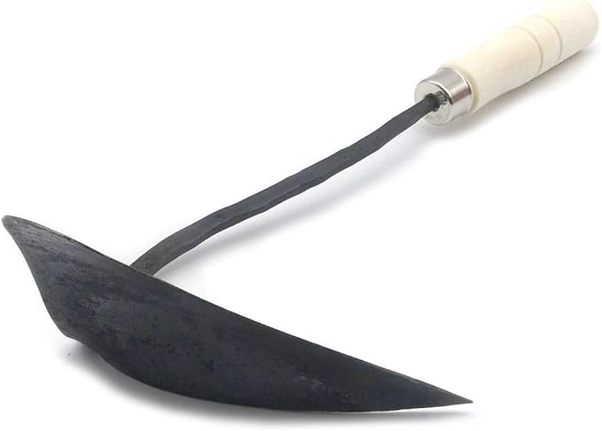 SUPIA Korean Gardening Tool ho-mi Hand Plow Hoe Spade, Trowel, Weeder, and More! an Excellent Tool for use in Any Vegetable or Flower Garden (General Triangle)