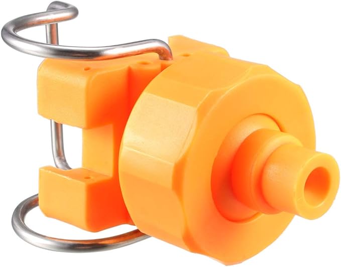 uxcell Spray Nozzle, 3/4" Adjustable Ball Flat Fan Full Cone Clamp Clip Nozzle Watering Irrigation