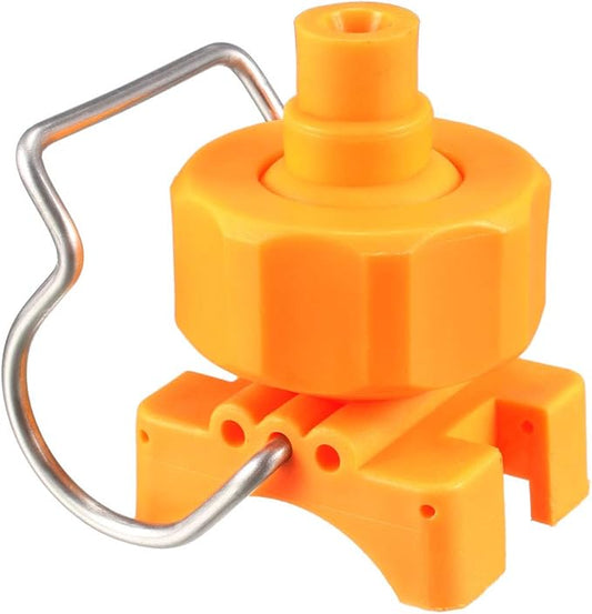 uxcell Spray Nozzle, 3/4" Adjustable Ball Flat Fan Full Cone Clamp Clip Nozzle Watering Irrigation