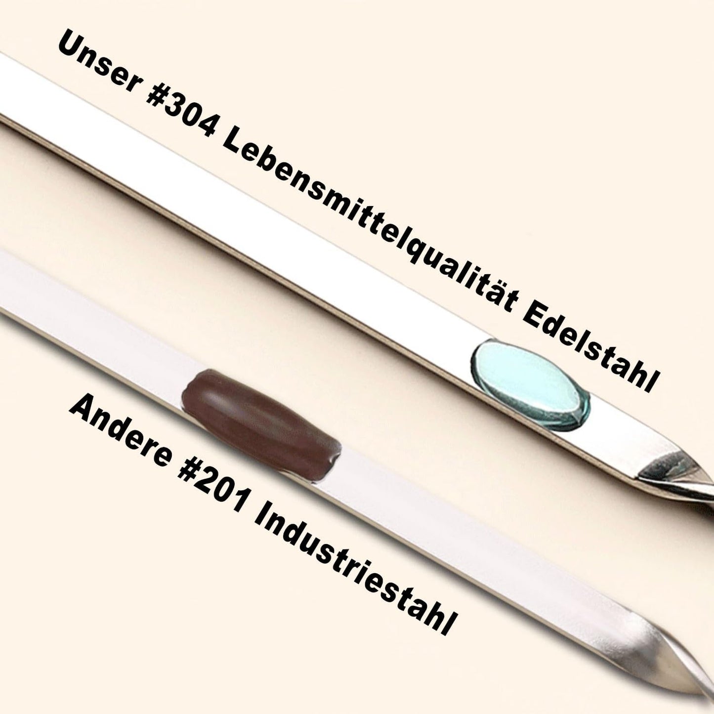 304 Stainless Steel 13.2" Long Flat Barbecue Skewers,20PCS/40PCS BBQ Kebab Skewers with Portable Metal Storage Tube,Reusable for Grilling Barbecue Kitchen Party and Outdoor Cooking (40PCS)