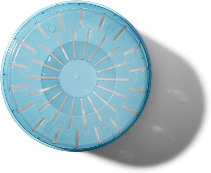 rePotme Orchid Pot - 8 inch Slotted Orchid Pots with Holes - 3 Pack (Blue Sapphire)