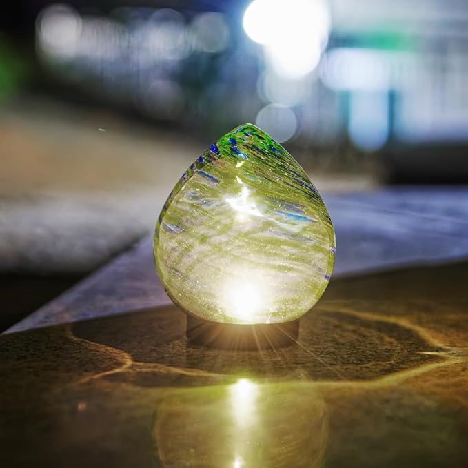 Solar Garden Lights, Decorative Solar Lanterns Outdoor Waterproof Glass Globe Light, Colorful Outdoor Lights for Patio, Porch Decor