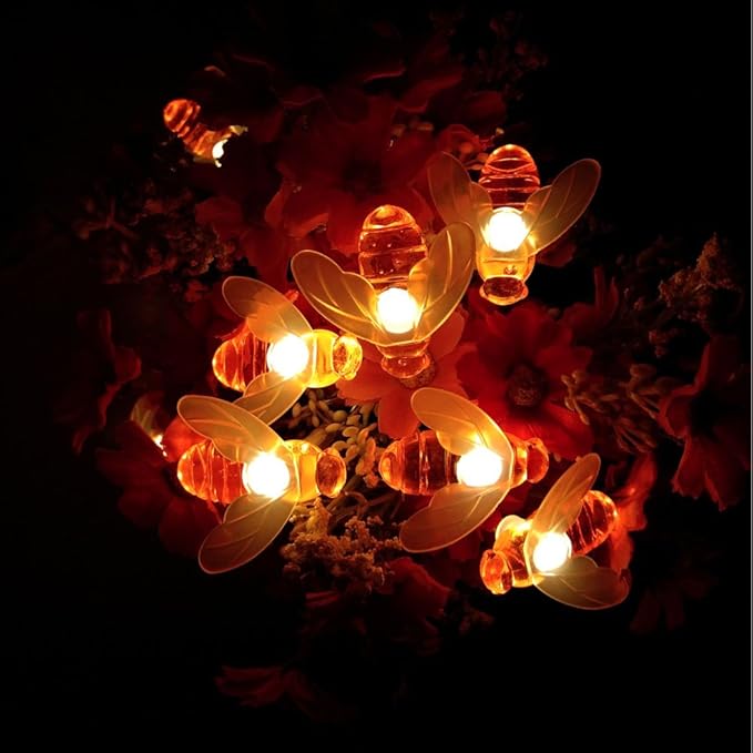 Remote String Lights, 7.5Ft 20 Led Fairy String Lights Battery Operated String Lights for Garden, Patio, Lawn Decoration with Remote Control(Warm White)