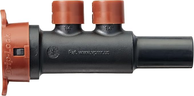 Orbit 67047-1/2" x 1/4" Drip-Lock 2-Port Extension Manifold (2)