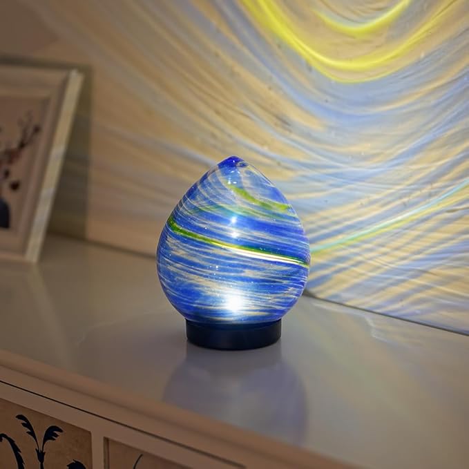 Solar Pathway Lights, Decorative Glass Garden Lights Waterproof Globe Light, Colorful Outside Solar Lanterns for Yard, Lawn, Patio, Tabletop