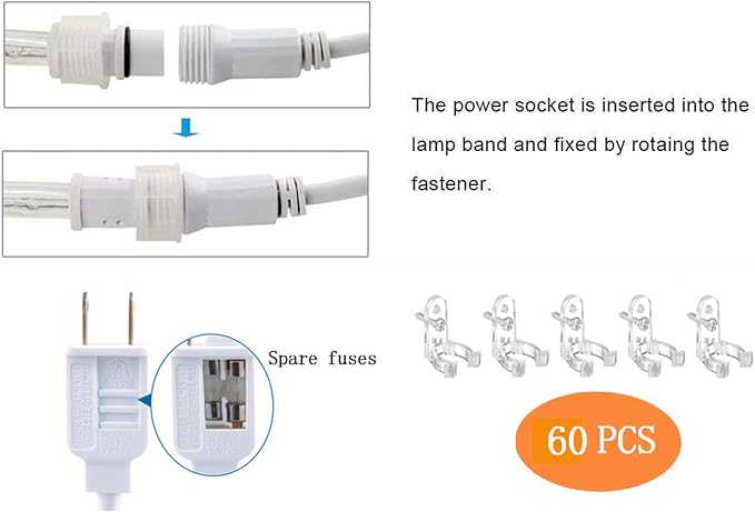 200ft LED Rope Lights Outdoor, 1440 LED Flexible Tube Lights with 8 Modes, Waterproof LED Rope Lighting for Outside, Garden, Patio, Bedroom, Party, Pool, Fences, Indoor Outdoor Decoration (Multicolor)