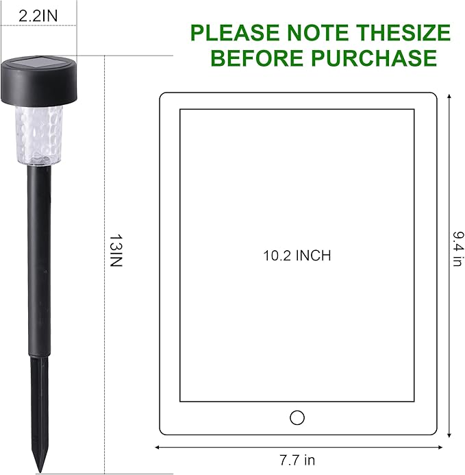 Dynaming 16 Pack Outdoor Solar Pathway Lights, RGB Color Changing LED Solar Powered Walkway Lights, Waterproof Landscape Decorative In-Ground Lighting for Garden Lawn Patio Yard Deck Driveway