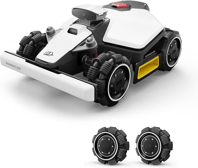 LUBA mini AWD 1500 Robot Lawn Mower with 4G for 0.37 Acre, All-Wheel-Drive for 80% Slope, No Perimeter Wire, UltraSense AI Vision+RTK Auto-Mapping, Cutting Height 0.8"-2.6"