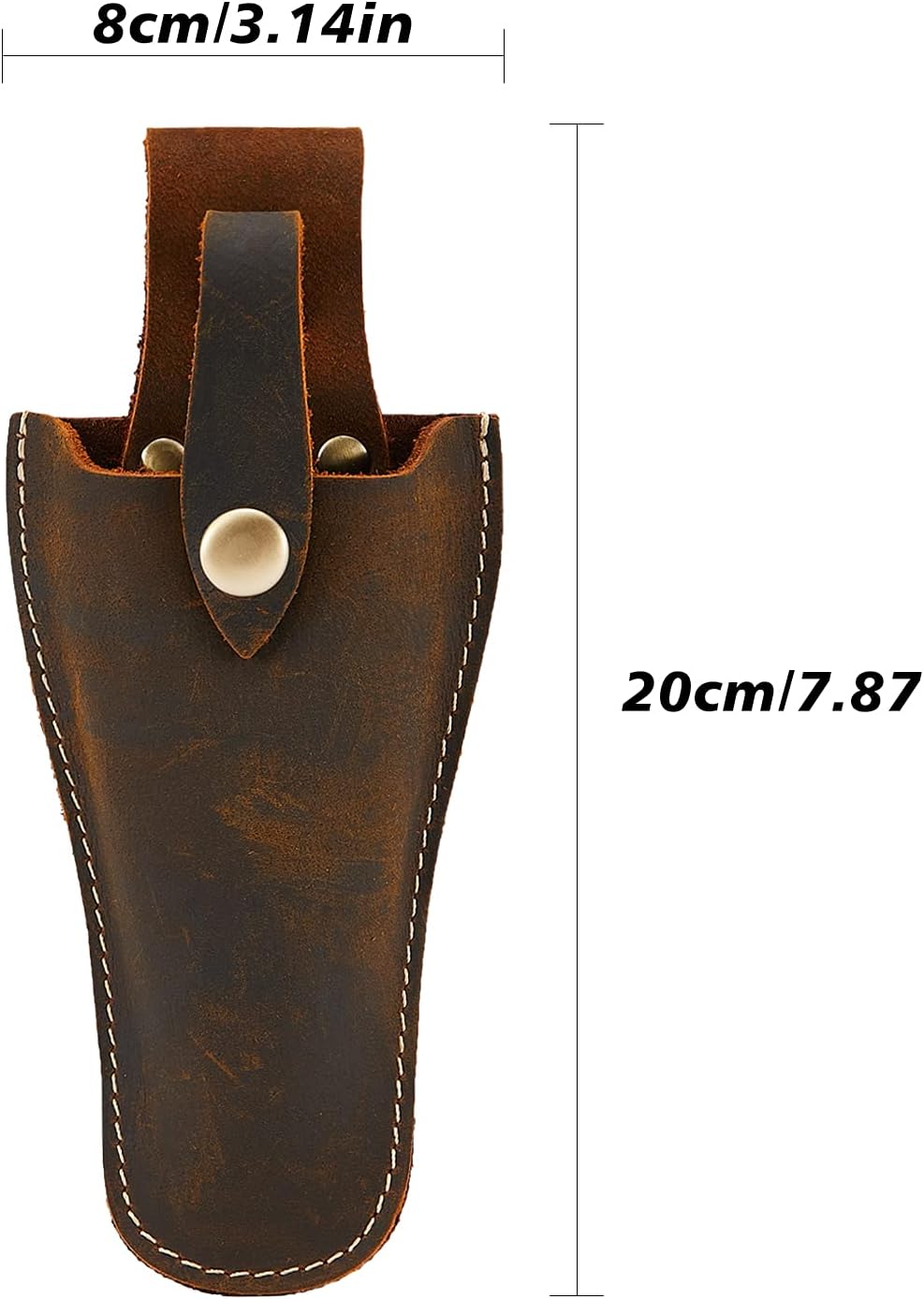 Plier Holder for Belt, Durable Leather Sheath Pouch Holder Gardening Tools Holster Belt Case for Garden Pruning Pliers Shears Scissors or Knife,Tools Gifts for Men Dad Husband Boyfriend