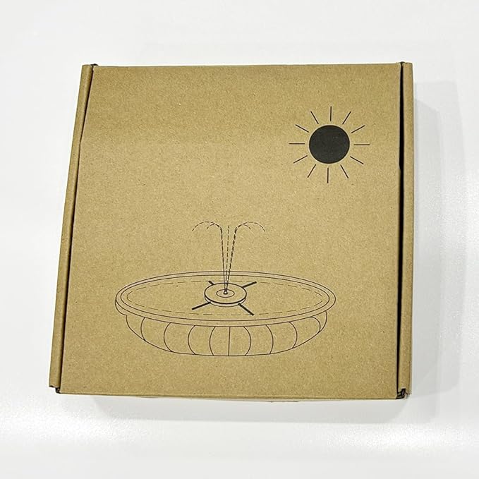 SZMP Solar Fountain, 4W Solar Powered Bird Bath Fountains with 4000 Battery, Color LED Lights, Outdoor Water Feature Fountain Pump with 7 Nozzle and 4 Fixers for Garden, Patio, Pond, and Pool