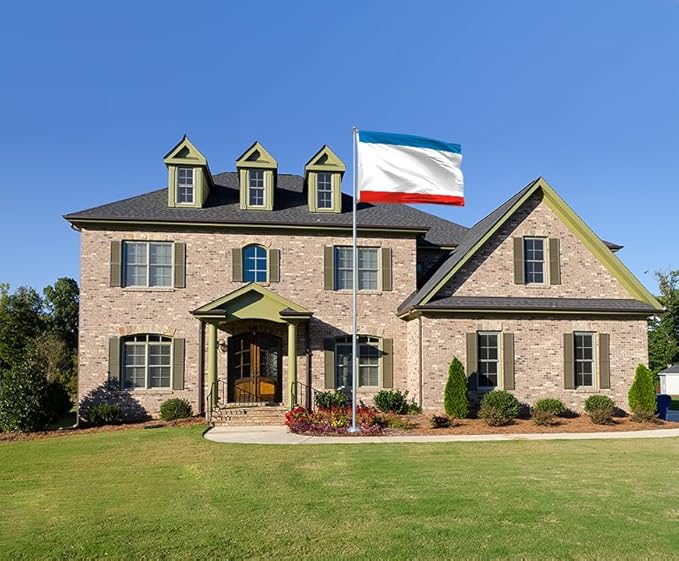 Ukraine Crimea Flag 3x5FT Ukrainian Crimean Polyester Banner With 2 Grommets Fade Resistant Vivid Color For Patriotic Festival Events Party Decoration (Crimea UKR, 3x5FT)