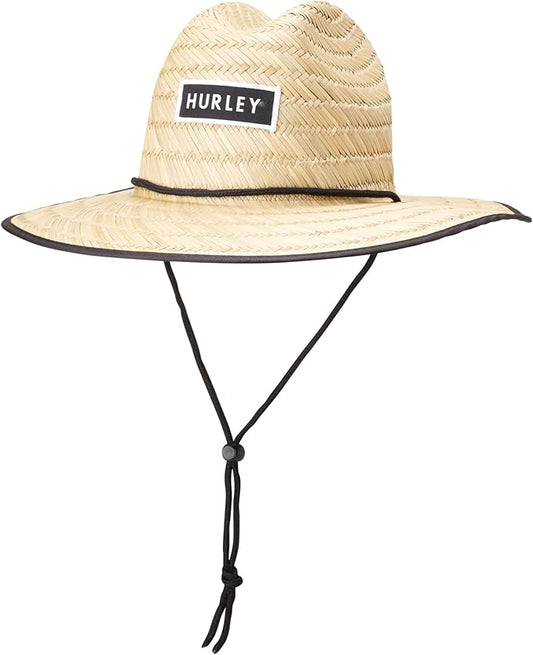 Hurley Men's Straw Hat - Bayside Lifeguard Straw Sun Hat