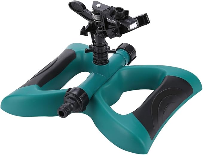 ViaGasaFamido Lawn Sprinkler Automatic Rotary Sprinkler 360° Rotating Sprinkler Irrigation System Large Coverage Area for Watering Garden Yard Trees Shrubs