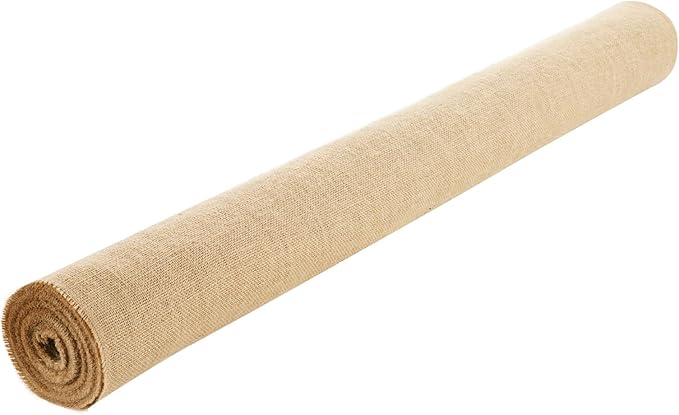 VEVOR Burlap Fabric Roll, 40” x 30 ft High Density Natural Jute Fiber Material for Outdoor Plant Care, Tree Wrap Roll, Decor, DIY Crafts, Wedding, Garden Weed Barrier, Plant & Tree Winter Covering