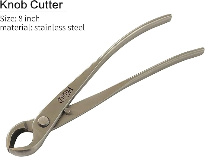 6-Piece Bonsai Tool Set,Knob Cutter,Trunk Splitter,Concave Cutter,Wire Cutter,Jin Pliers,Bonsai Scissors
