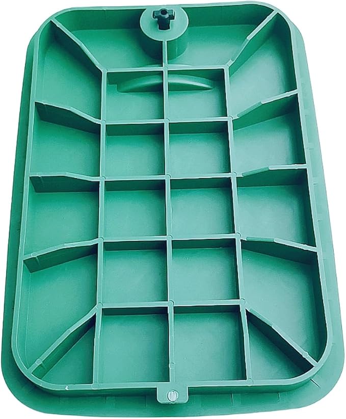 Outer diameter 17" x12" Rectangular Sprinkler Valve Box Cover Valve Box Cover Lid for Outdoor Sprinkler Irrigation Control Water System Lawn, Green