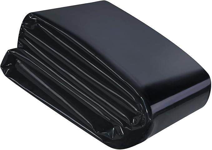10 x 13 Feet Pond Liner, 20 Mil Pond Liners for Outdoor Ponds, Black LDPE Pond Liner for Waterfall, Fish Koi Ponds, Garden Fountain