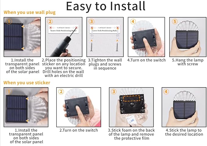 Solar Deck Post Lights, 4 Pack for Fence, Garden, Yard, Patio Decor - Outdoor Waterproof LED, Warm White