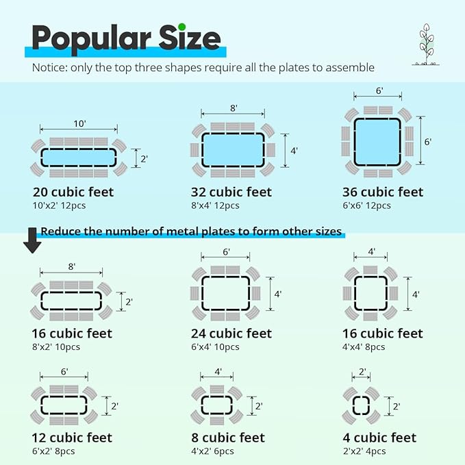 Quictent Galvanized Raised Garden Bed Kit, 8x4x1 ft Oval Metal Planter Box for Vegetables, Rubber Strip Edging Included (Beige)