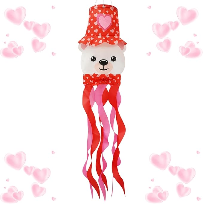 Valentine Windsock - Decorate Your Garden with This Lovely Outdoor Windsock