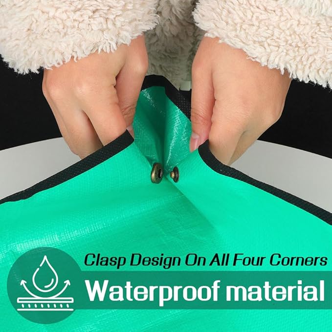 Repotting Mat,Plant Accessories Indoor,Garden Tool Set,Gardening Supplies,Gardening Tools,Indoor Gardening System,Garden Supplies,Gardening Hand Tools,Gifts for Gardeners Woman(Green 39.37*39.37 in)