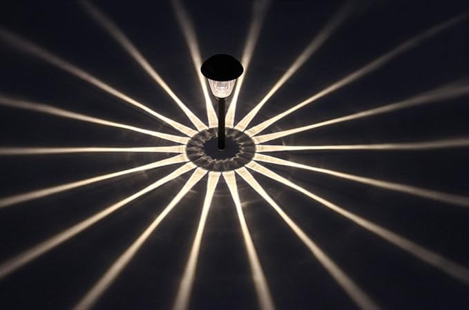 Solar Lights Outdoor - 8 Pack Copper Garden Walkway Lights Solar Powered Waterproof for Garden, Lawn, Yard, Pathway