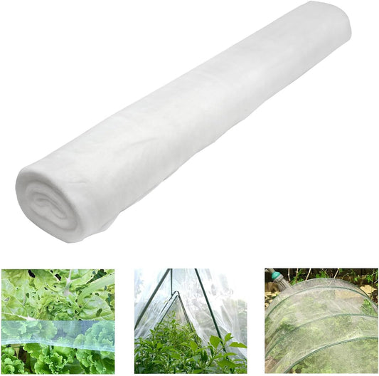 8FT x 100Ft Mosquito Bug Insect Bird Fine Mesh Net Barrier Hunting Blind Garden Screen Netting for Protect Your Plant Fruits Flower