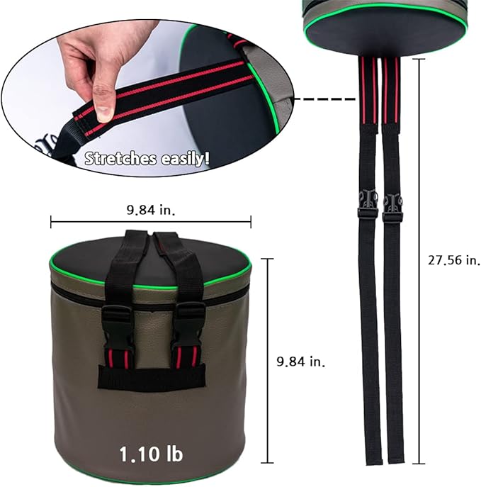 Garden Wearable Stool Gardening Cushion Lightweight Chair Work Seat Outdoor Portable Adjustable Gifts Elderly Mother Father Grandparents Seniors Gardener Outside Planting Farming Fishing Camping