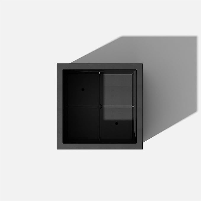 Veradek Block Series Cube Plastic Planter - Large Square Planter for Indoor or Outdoor Patio/Garden | Durable All-Weather Use with Drainage Holes | Modern Décor for Tall Plants, Trees, Flowers