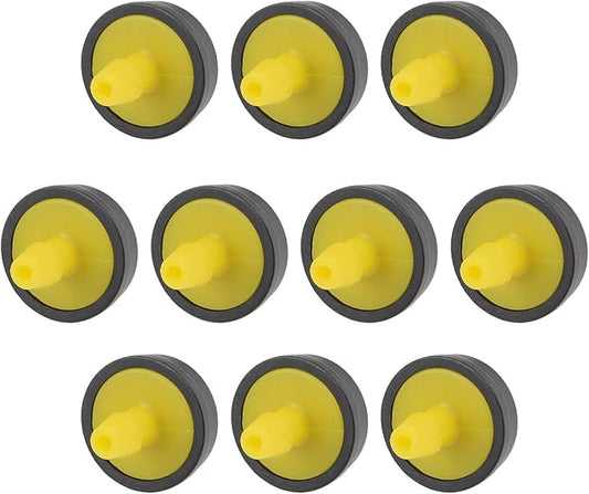 METALLIXITY Pressure Compensating Dripper, (5 Gallon Per Hour) 15Pcs, Plastic Irrigation Drip Emitters - for Watering Garden Lawn Plants, Yellow