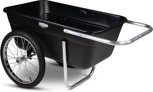 Smart Carts Premium Yard Cart - Strong, Lightweight, and Perfectly Balanced (20" Air Filled Wheels)