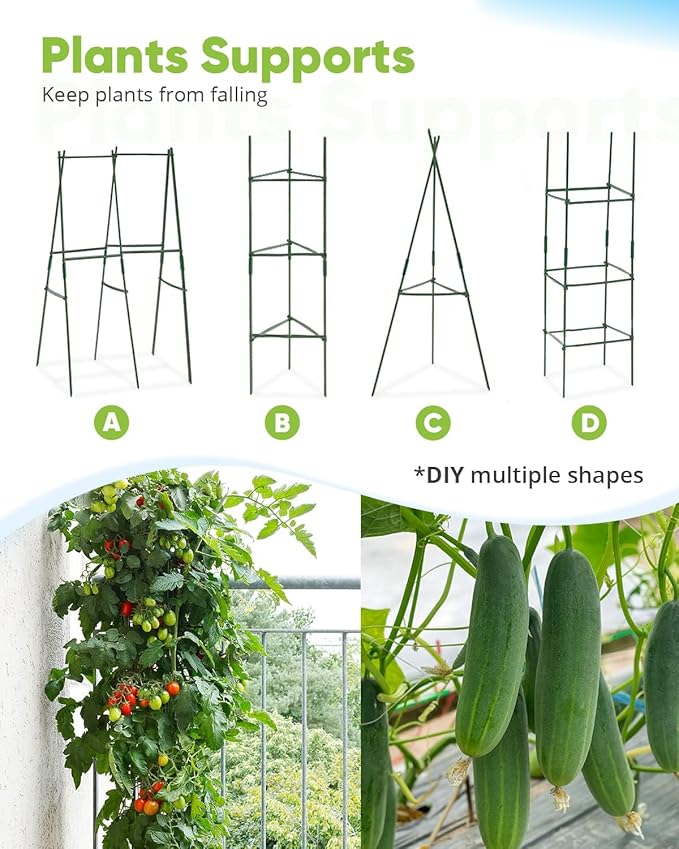 Quictent Galvanized Raised Garden Bed 4x3x2ft Tall Garden Bed Extra Height 22.4" Hold 24cft Soil Outdoor Heightened Planter Box for Deep Root Vegetables Herbs Tomato Cage Included, Dark Grey