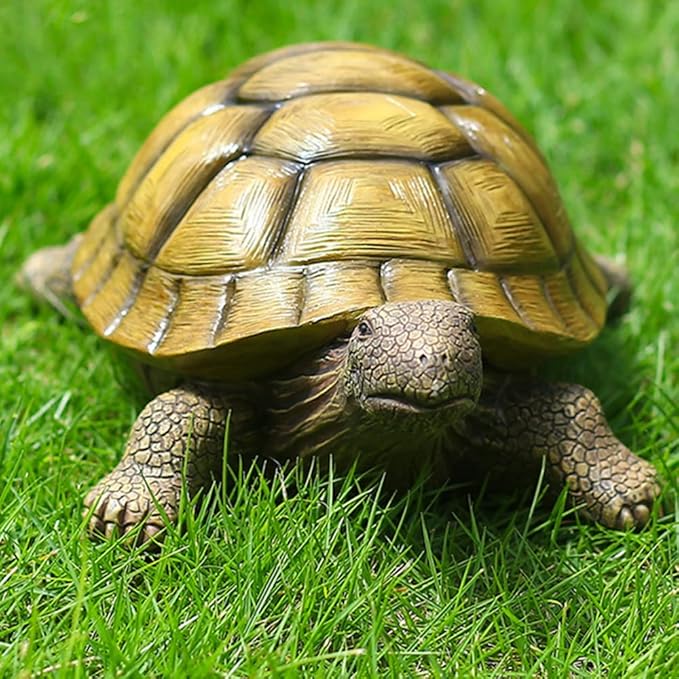 Turtle Garden Statue,Outdoor Decoration for Backyard/Patio/Pond/Lawn,Indoor Tortoise Figurine Sculpture Colloction for Floor or Tabletop