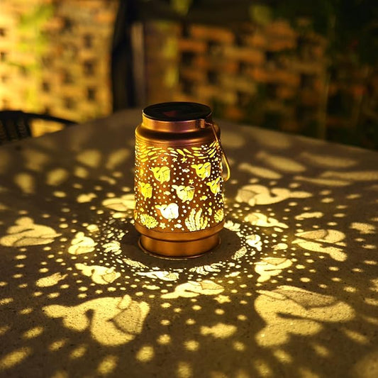 Whale Solar Lanterns Outdoor Waterproof Hanging Sunflower Solar Lights Gifts for Women Men Metal Decorative LED Lanterns Outside for Garden, Yard, Patio, Lawn, Porch, Backyard