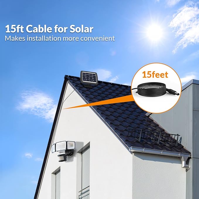 LEPOWER 1600LM LED Solar Security Lights Motion Outdoor, 5500K White Light, IP65 Waterproof Outdoor Flood Solar Light for Yard, Garage（Black）