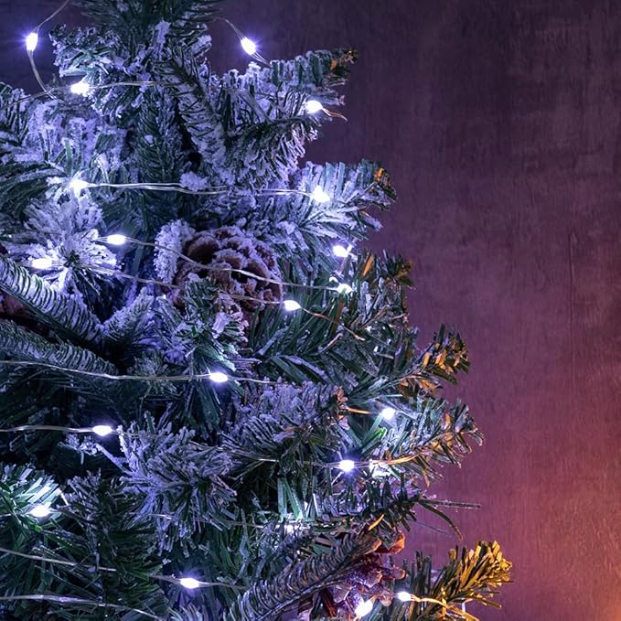 Fairy Lights Plug in,328FT 1000 LEDs Waterproof Led String Lights,Twinkle Light with 8 Modes Remote for Outdoor Indoor Christmas Wedding Birthday Garden Party Decorations,Cool White