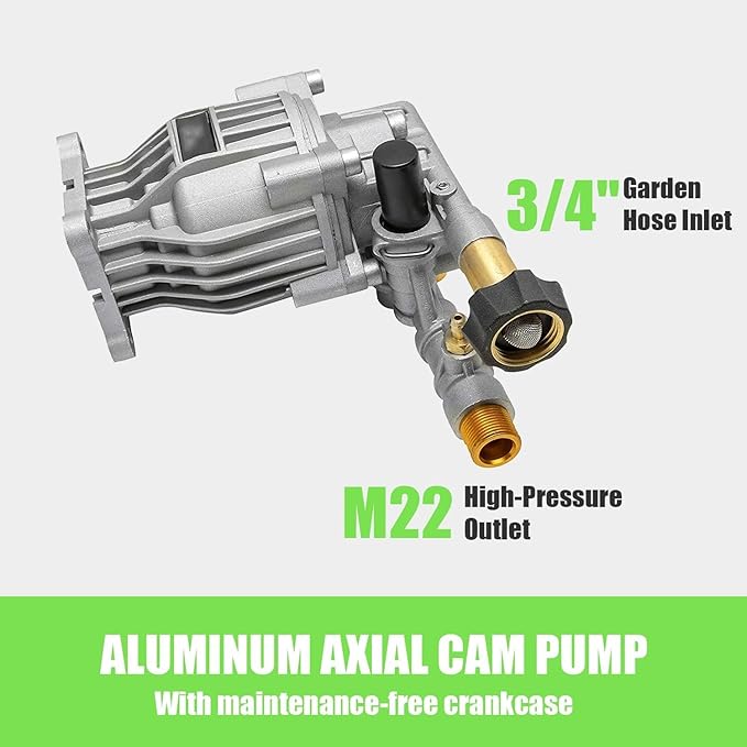 4200 PSI Gas Pressure Washer, 4.0 Max GPM 212CC 7HP Commercial Gas Power Washer, Spray Gun and Wand, 5 Nozzle Set, for Cars/Fences/Driveways/Homes/Patios/Furniture