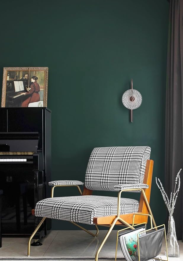 Dimoon 393''x17.7'' Green Peel and Stick Wallpaper Contact Paper Modern Self Adhesive Wall Paper Removable Renter Friendly Textured Solid Color Shelf Cabinet Vinyl Roll (393''x17.7'',Palegreen)