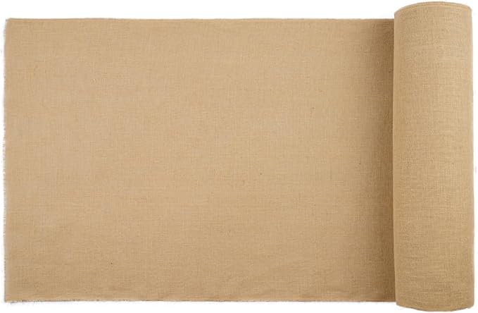 VEVOR Burlap Fabric Roll, 40” x 30 ft High Density Natural Jute Fiber Material for Outdoor Plant Care, Tree Wrap Roll, Decor, DIY Crafts, Wedding, Garden Weed Barrier, Plant & Tree Winter Covering