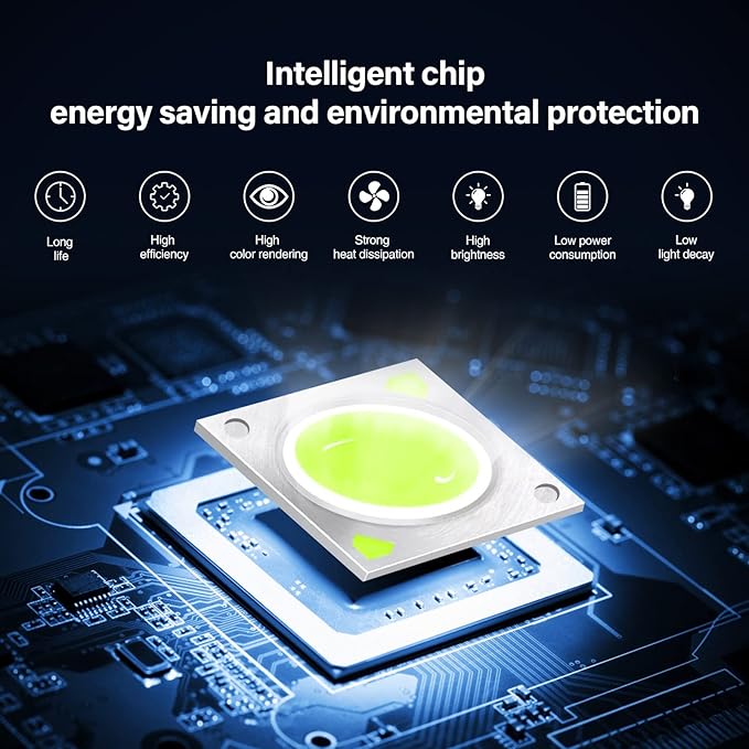 LemonBest Landscape Lights - 5W 110V Outdoor Spotlight - Waterproof IP65-3000K Cool White LED Landscape Lights - 5ft Cable for Yard Garden Patio Driveway House (Include Spike) (4 Pack)