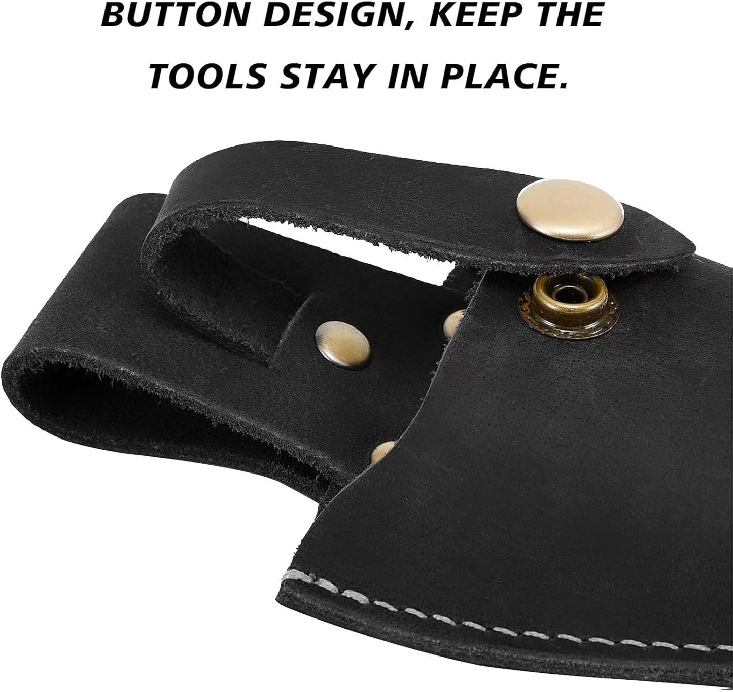 Plier Holder for Belt, Durable Leather Sheath Pouch Holder Gardening Tools Holster Belt Case for Garden Pruning Pliers Shears Scissors or Knife,Tools Gifts for Men Dad Husband Boyfriend