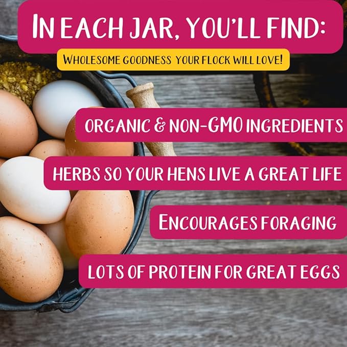 Pampered Chicken Mama 6 lb Dust Bath with Organic Herbs & Essential Oils for Chickens, Quail, & Poultry | Dust Bath for Chickens to Keep Feathers Clean & Healthy