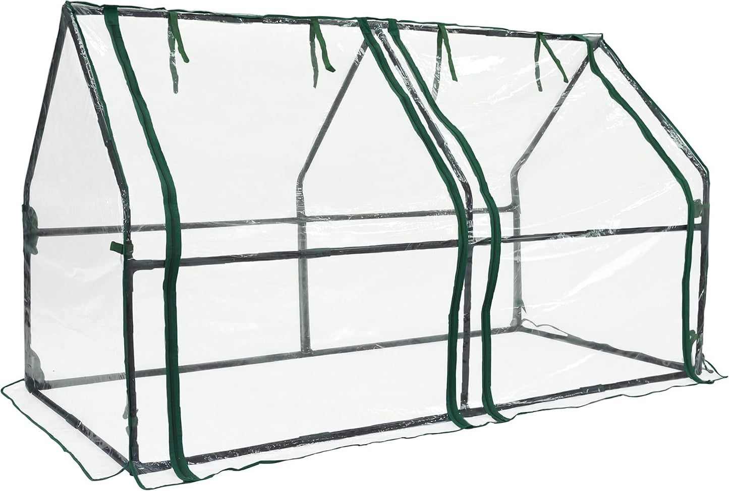 Gardzen Mini Greenhouse Heavy Duty Portable Green House, Clear Tent Small Greenhouse for Indoor Outdoor Plants 71.7”(L) x36.2”(W) x42.5”(H)