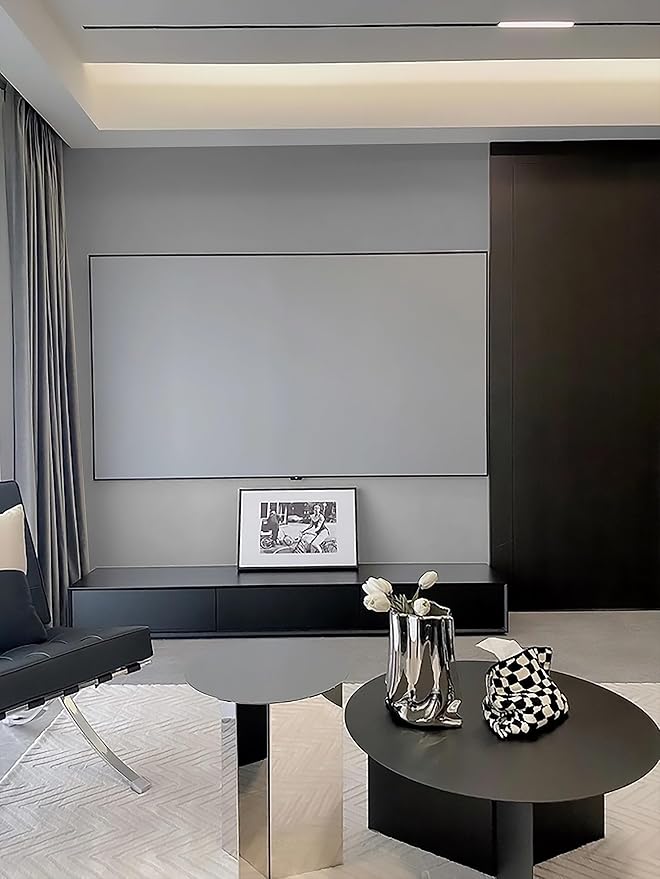 Dimoon 118''x17.7'' Grey Peel and Stick Wallpaper Contact Paper Modern Self Adhesive Wall Paper Removable Renter Friendly Textured Solid Color Shelf Cabinet Vinyl Roll (118''x17.7'',Grey)