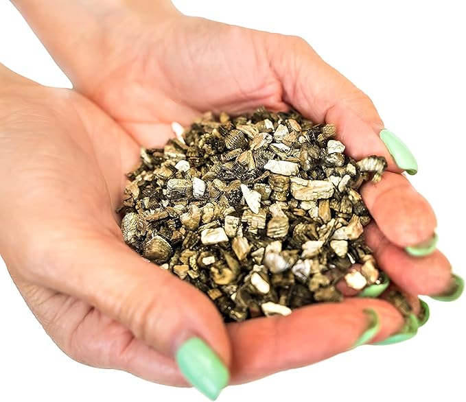 Horticultural Organic Vermiculite by GARDENERA - Medium Grade - Natural Soil Additive for Potted Plants, Orchids, Hydroponics, Terrariums (5 Quart)