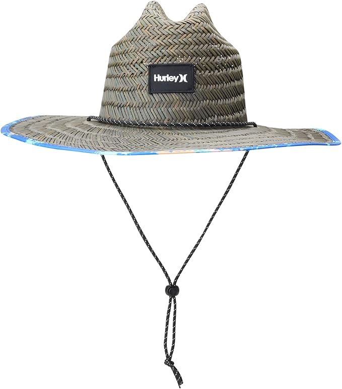 Hurley Men's Straw Hat - Bayside Lifeguard Straw Sun Hat