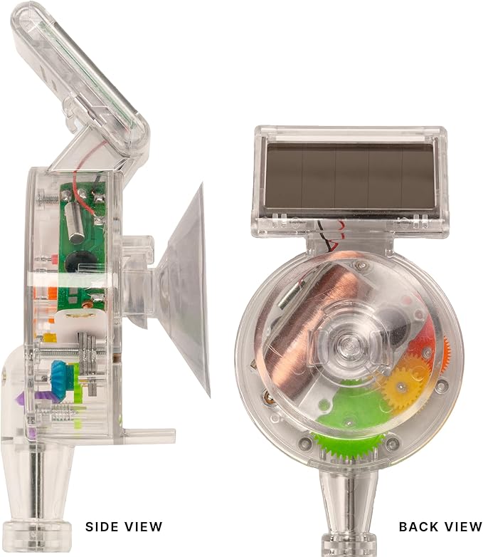 Kikkerland Solar Powered Rainbow Maker – Prism Suncatcher, Fun Home Window Decor – Unique Gift for Christmas & Birthdays – Single Crystal