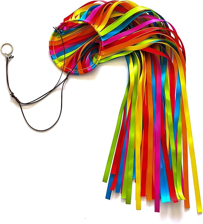 Satin Ribbon Windsock Streamer, Outdoor Decorations for Your Patio, Garden, Yard, Dock and Camper, 49-Inch, WS49-XZH